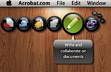 Acrobat.com AIR app desktop widget