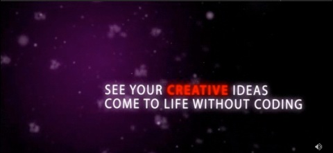 Screenshot from Adobe Labs Flash Catalyst intro movie.